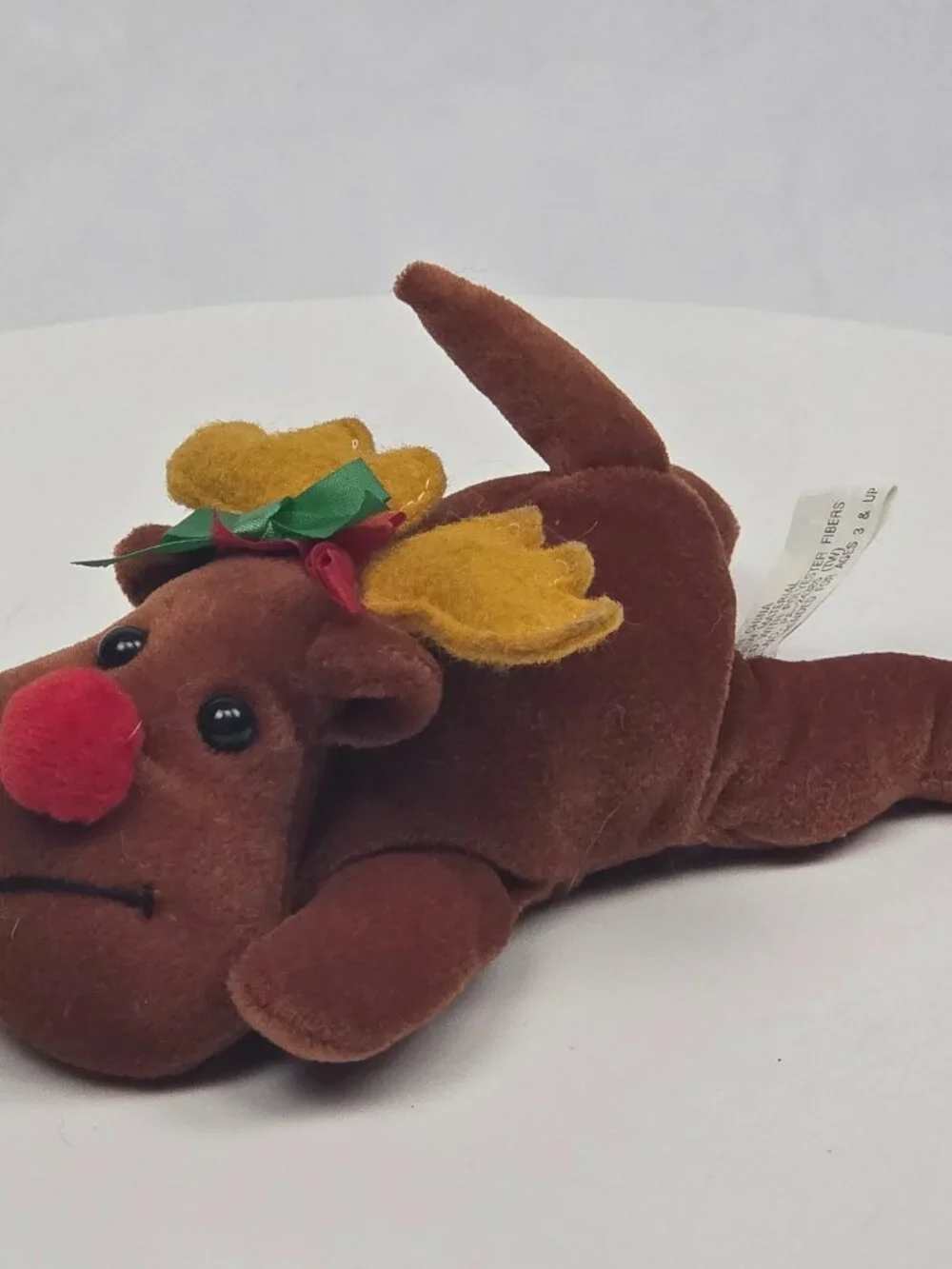Reindeer Plush Stuffed Animal Bean Bag 6